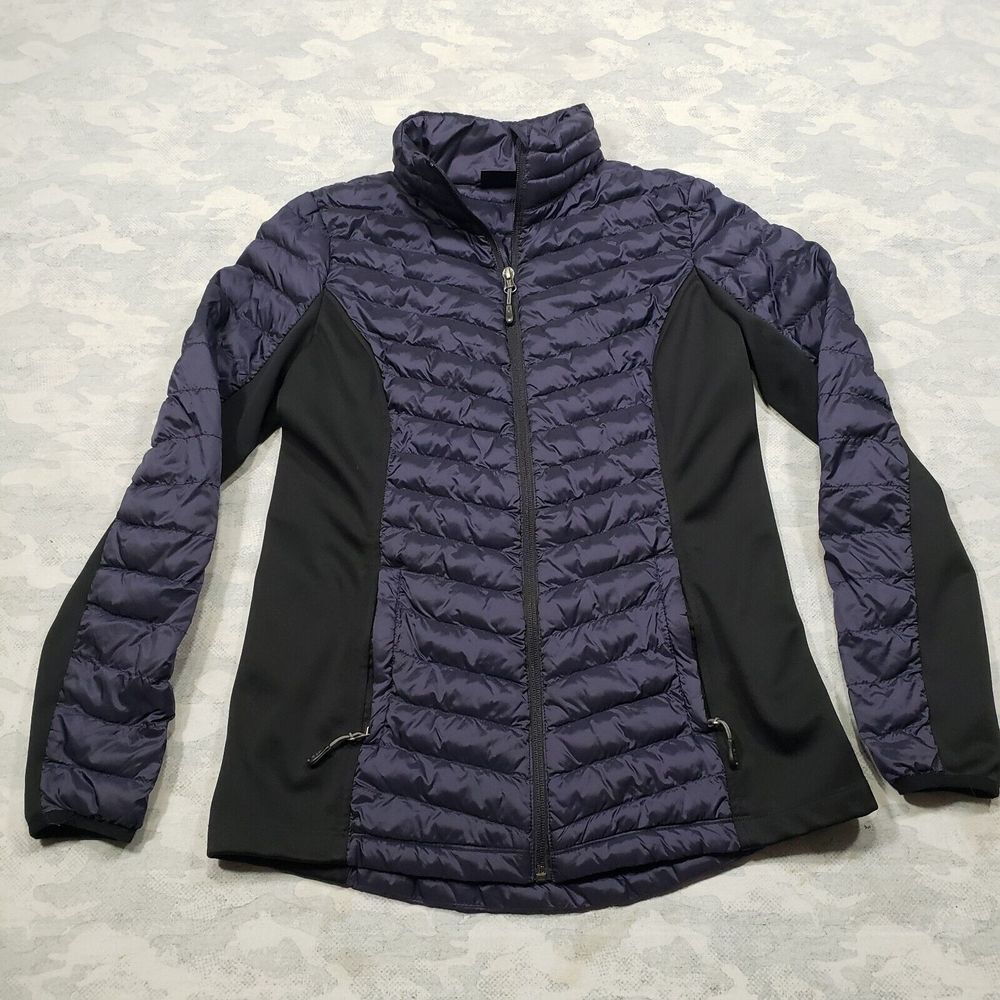 32 Degree Heat Womens Small‎ Purple Full Zip Mock Neck